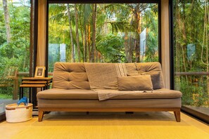 Honeymoon Studio, Garden View | Living room
