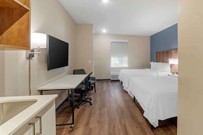 Standard Studio, 2 Queen Beds, Non Smoking, Refrigerator & Microwave