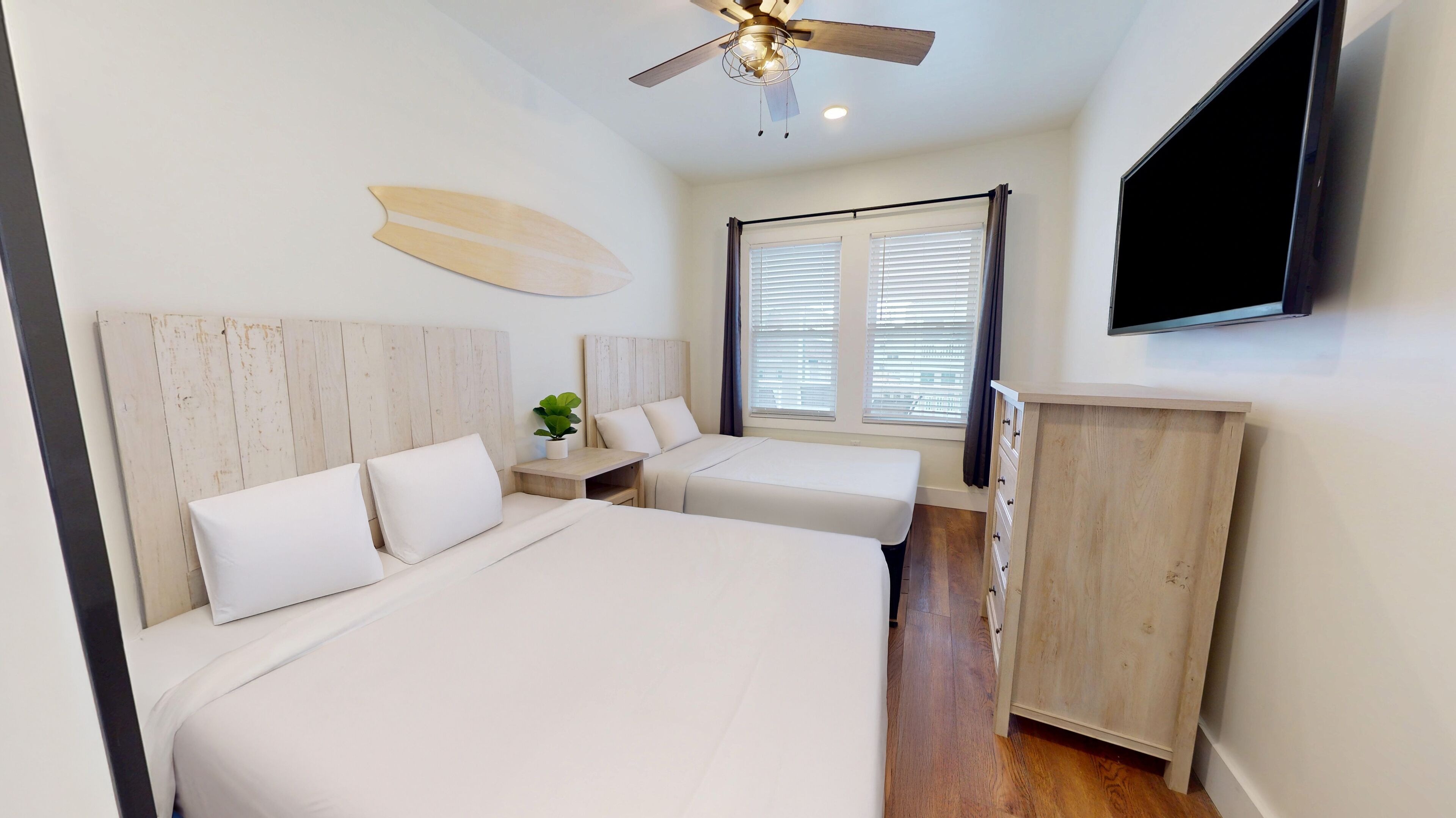 3 habitaciones y ropa de cama 