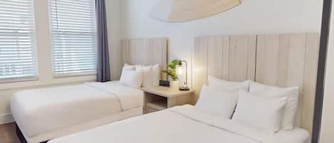 3 bedrooms, bed sheets