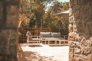 TWO BEDROOM VILLA WITH PRIVATE POOL | Terrace/patio - Carevic Resort & Villas (Krimovica)