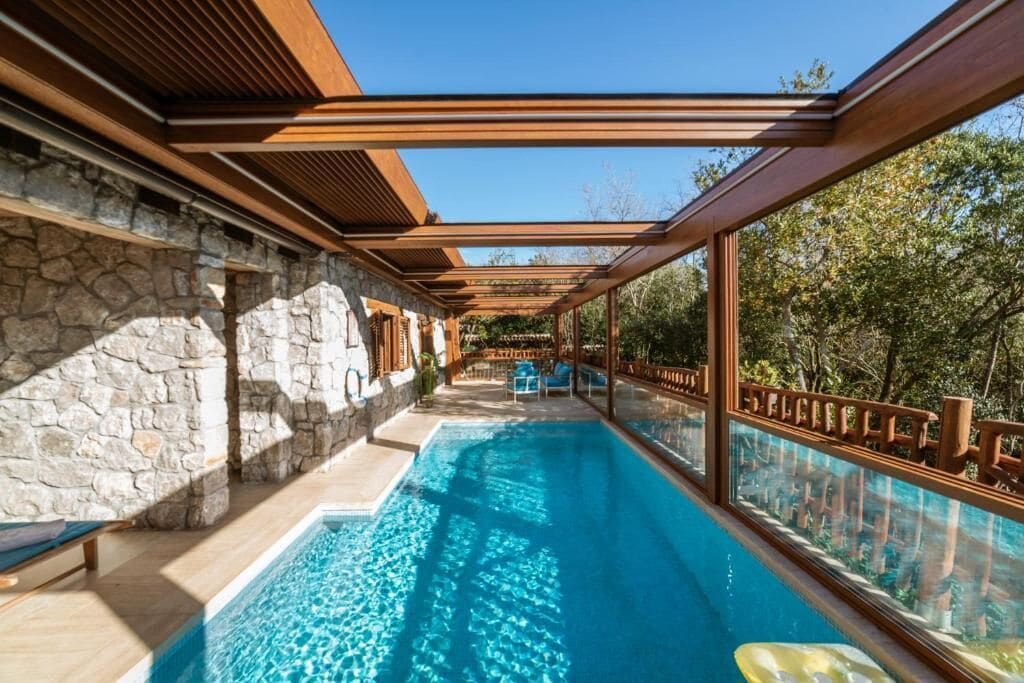 Villa de lujo (Two bedroom Villa with heated pool) | Terraza o patio