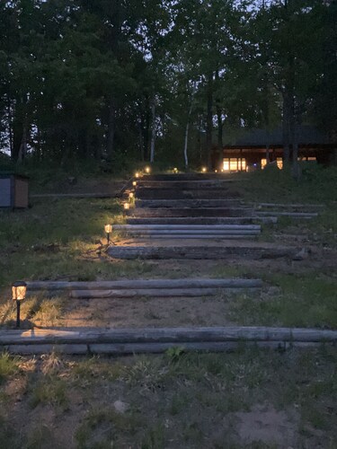 Wisconsin Northwoods cabin on beautiful Island Lake