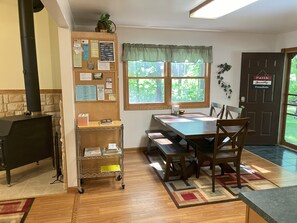 Dining - Wisconsin Northwoods cabin on beautiful Island Lake (Barnes)