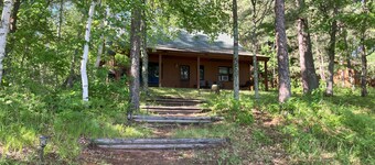 Wisconsin Northwoods cabin on beautiful Island Lake