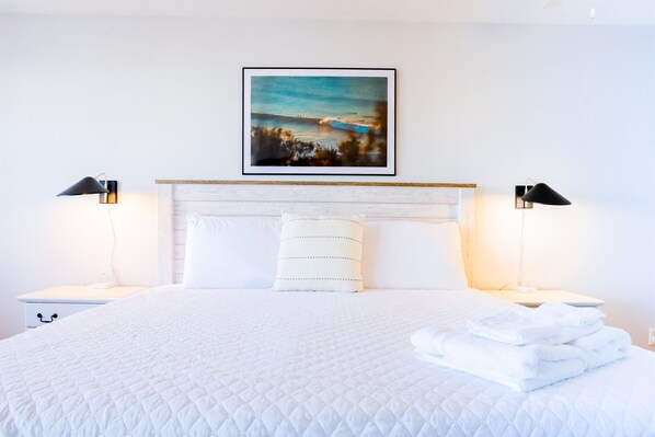 2 bedrooms, desk, iron/ironing board, travel cot - Walk to Beach | Luxe Home W/ Backyard, Gym, Office (Carolina Beach)