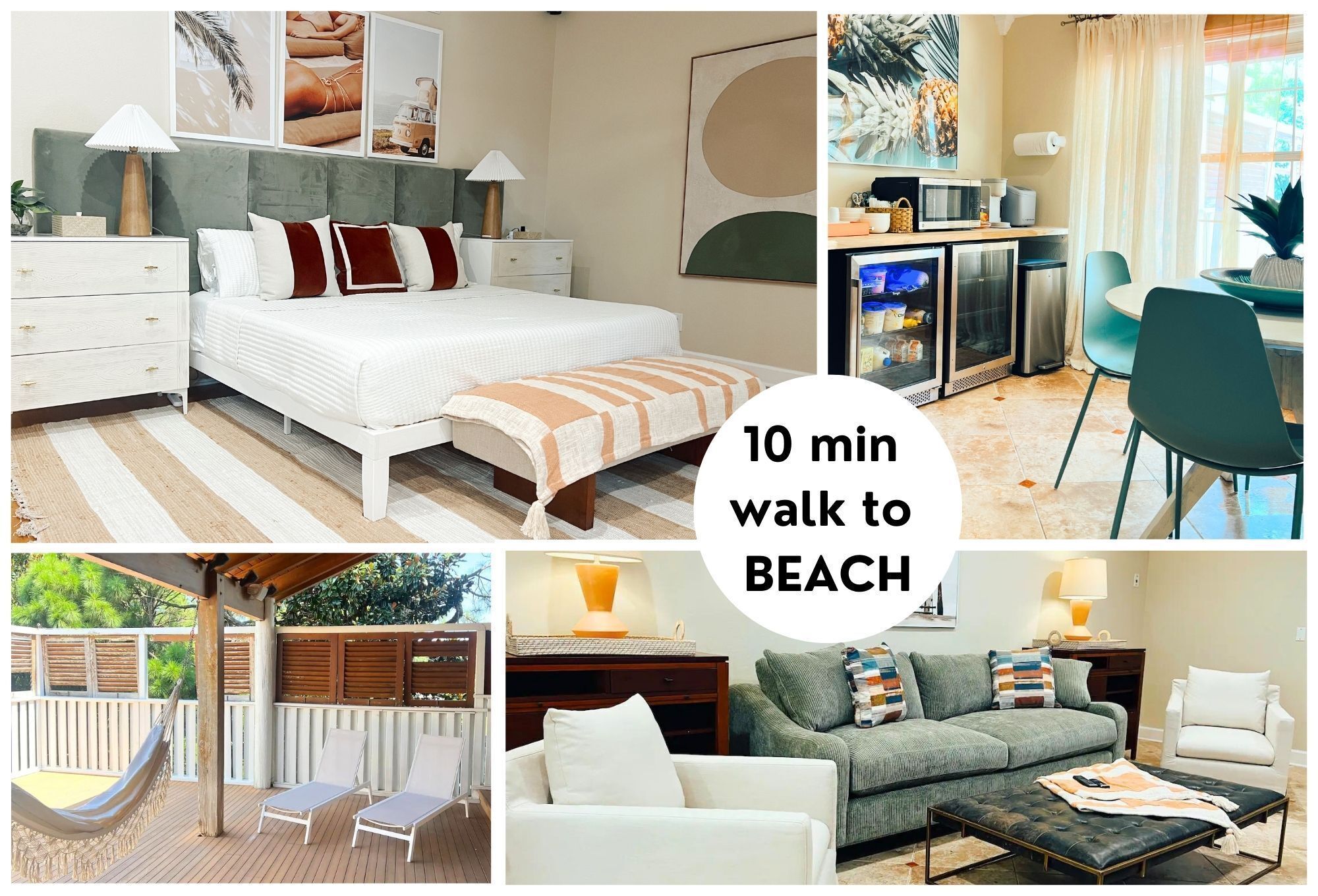 Coastal Treehouse, Heart of Destin! Walk to beach! Massive Balcony w/ Lake Views
