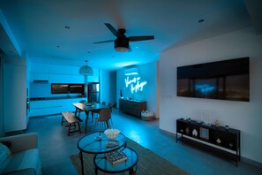 Living area - 7 Floor Mountain Views! 3 Bedroom New Luxury Condo (Puerto Vallarta)