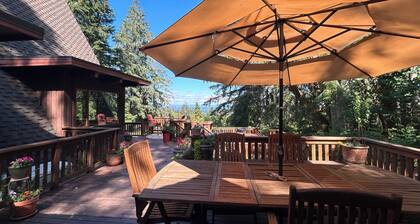 Private, 3 Acre Vashon Island Getaway with Spectacular Views - Sleeps 12!