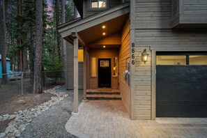 Exterior detail - One Block to Beach, Restaurants, Bars, Brewery. Modern mountain luxury. (Kings Beach)