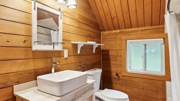 Hair dryer, towels, toilet paper