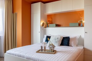 Deluxe-Apartment, 1 King-Bett, Nichtraucher, Küche | 1 Schlafzimmer, hochwertige Bettwaren, Betten mit Memory-Foam-Matratzen