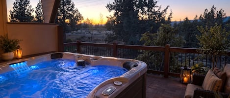 Baignoire à remous extérieure