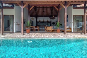 Deluxe Villa, 2 Bedrooms, Private Pool | 2 bedrooms, in-room safe, free WiFi, bed sheets - Palm Paradise (Lembongan Island)