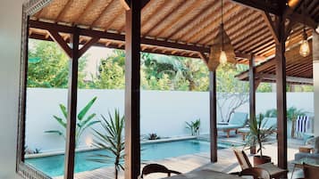 Deluxe Villa, 2 Bedrooms, Private Pool | Living room