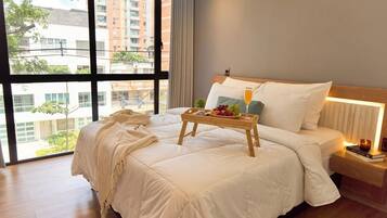 2 habitaciones y ropa de cama