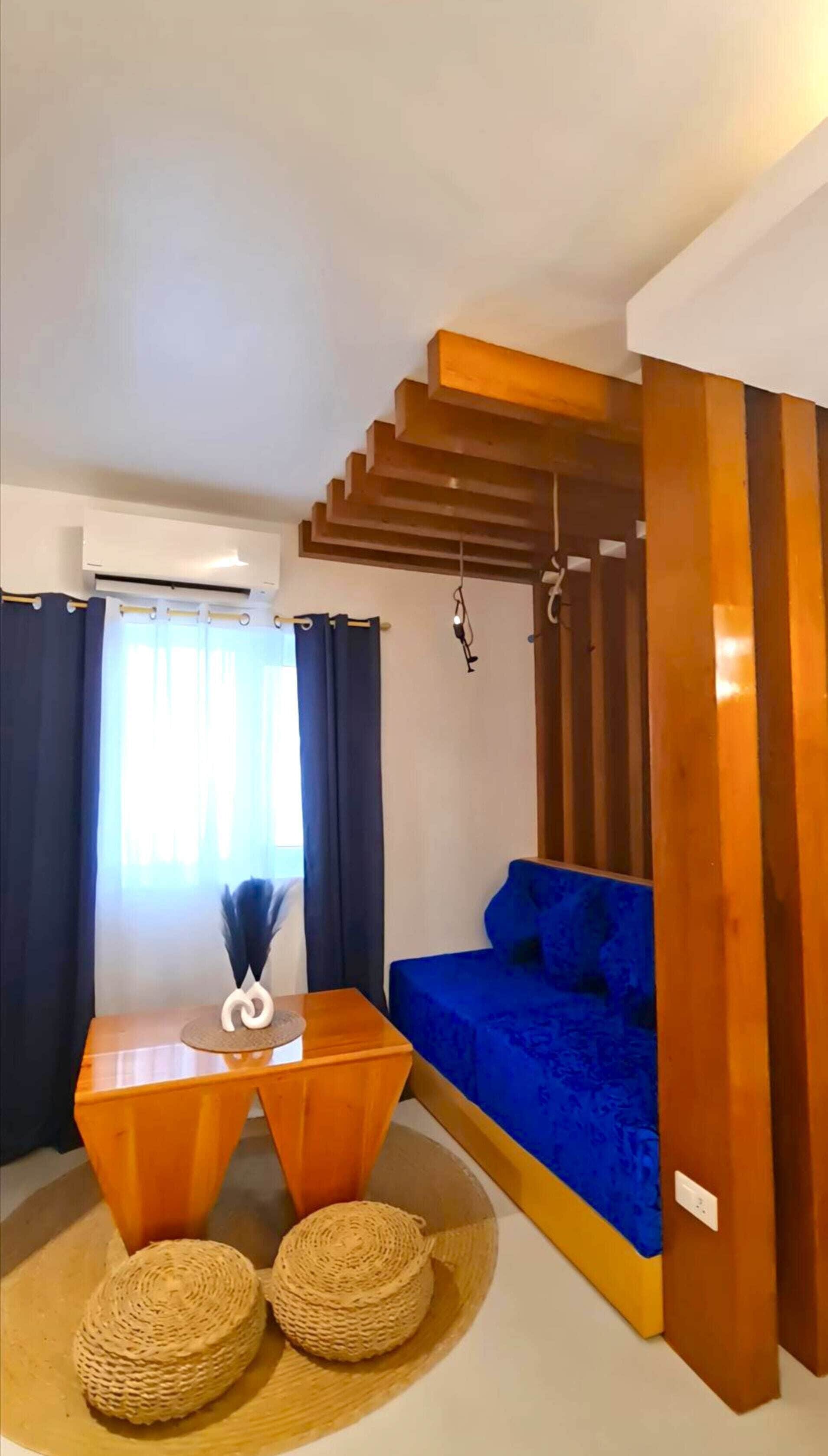 Quarto luxo | Área de estar