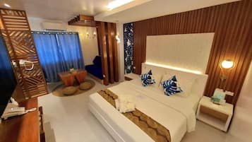 Quarto luxo | Wi-Fi de cortesia, roupa de cama