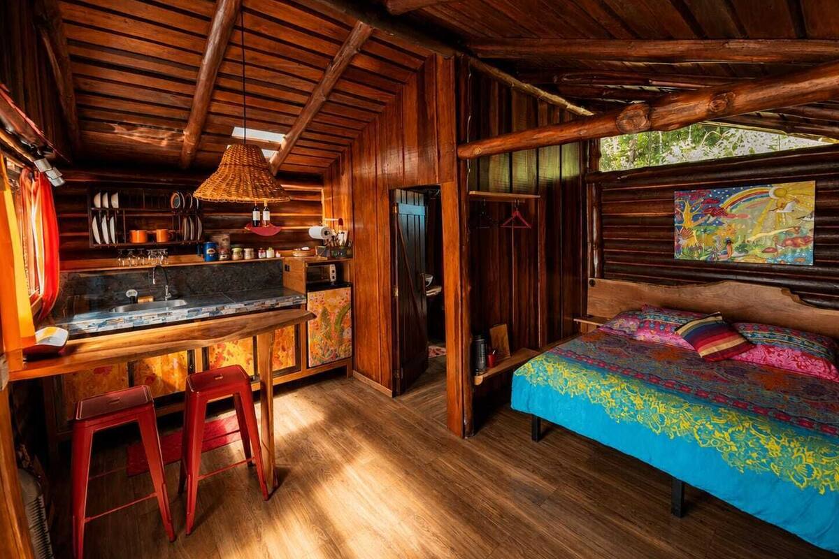Chalet, 1 Bedroom, Balcony | Private kitchen | Full-size fridge, microwave, oven, dishwasher