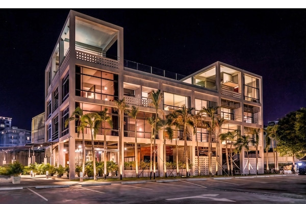 Front of property - evening/night