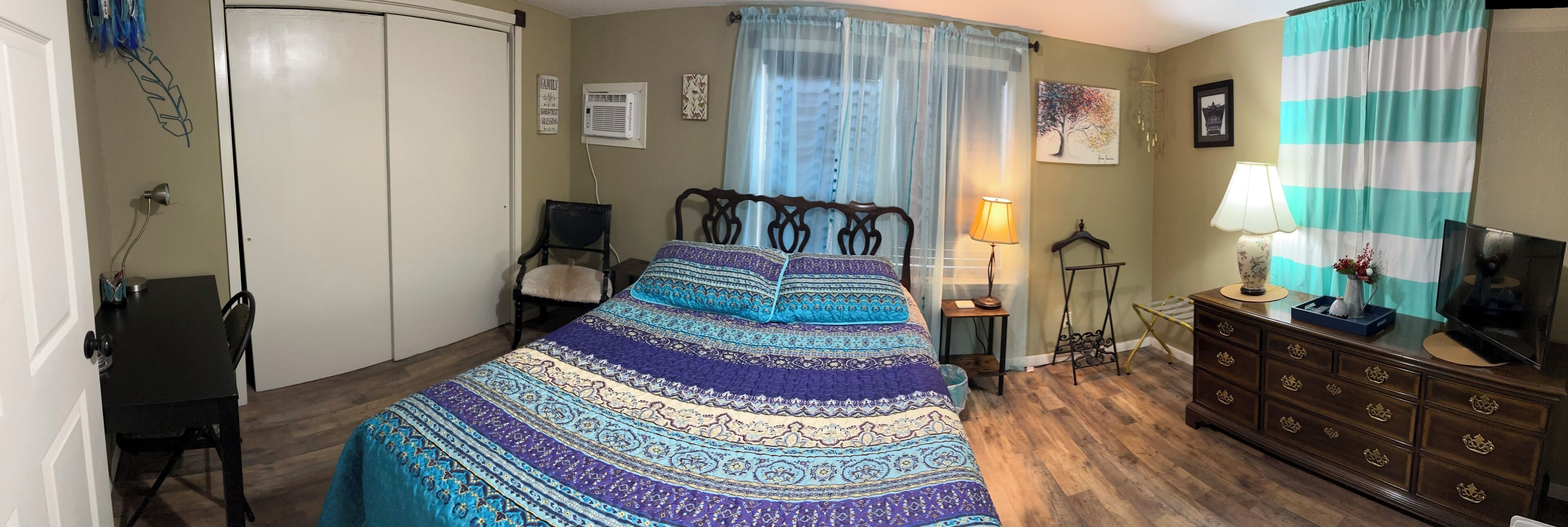 2 dormitorios, escritorio, tabla de planchar con plancha y wifi gratis