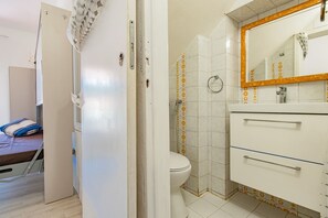 Shower, hair dryer
