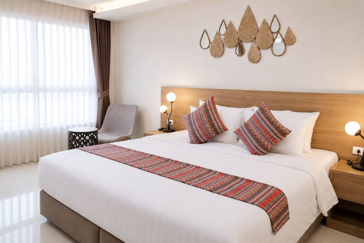 Wifi gratis y ropa de cama 
