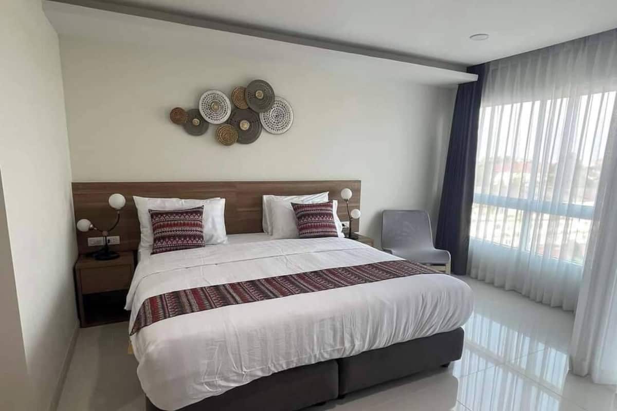 Standard Double Room, City View | 2 bilik tidur, Wi-fi percuma, cadar katil