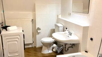 Towels, soap, toilet paper
