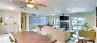 Sunny South Daytona Home w/ Pool & Grill!