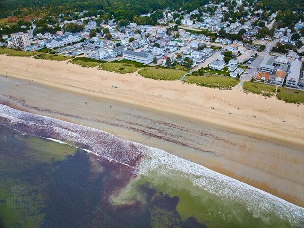 Vlak bij het strand