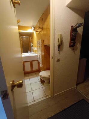 Hair dryer, toilet paper