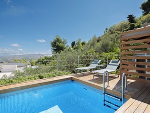 Outdoor pool - Detached villa with pool for exclusive use privacy and sea view (Alcamo)