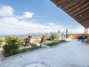 Outdoor dining - Detached villa with pool for exclusive use privacy and sea view (Alcamo)