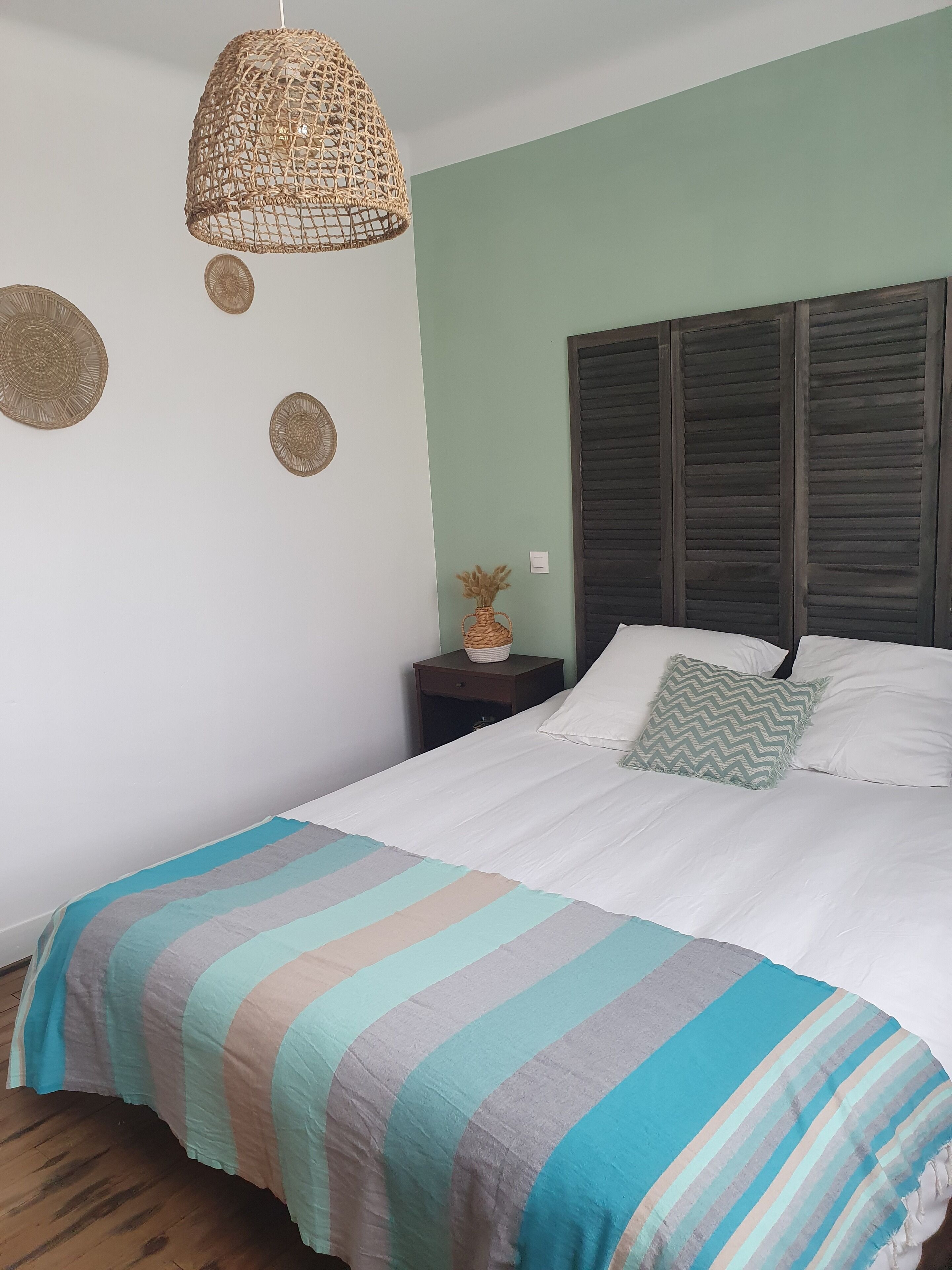 2 chambres, draps fournis