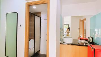 Individually decorated, desk, laptop workspace, soundproofing