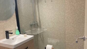 Towels, soap, toilet paper