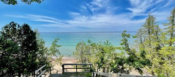 Beachfront Cottage along Lake Michigan Shores