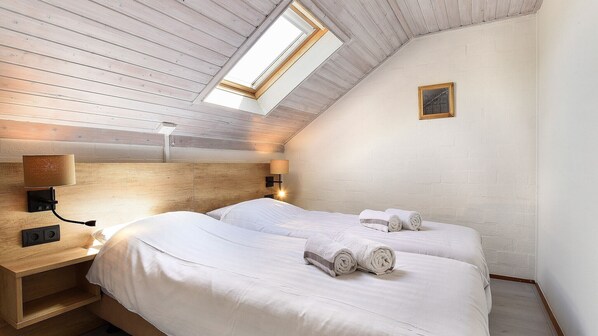 2 chambres, draps fournis