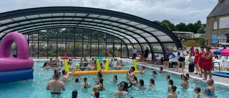 Indoor pool, outdoor pool