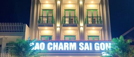 Façana frontal de l'allotjament