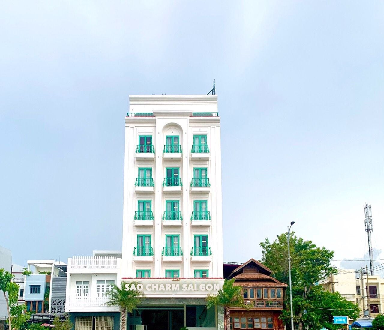 ด้านหน้าที่พัก