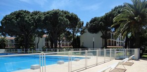 Pool - Renovated 3-room apartment for 6 people, close to sea (Argelès-sur-Mer)