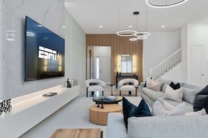 TV, video games, offices