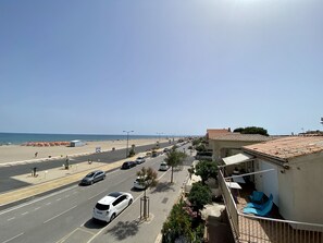 On the beach