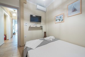 Apartamento conforto, vista para a cidade | 2 quartos, roupas de cama de algodão egípcio, roupas de cama premium