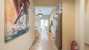 Leilighet – comfort, byutsikt | Oppholdsområde