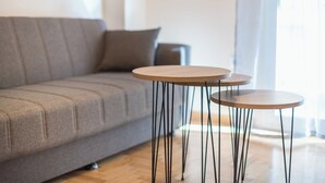 Leilighet – comfort, byutsikt | Oppholdsområde