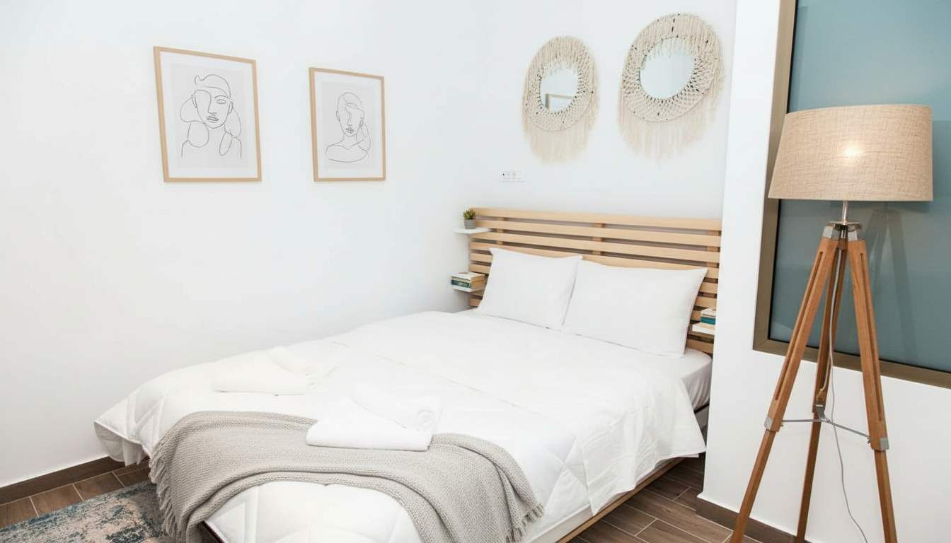 2 soverom, strykejern/-brett, wi-fi og sengetøy