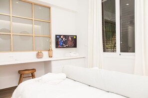 2 室のベッドルーム、アイロン / アイロン台、WiFi、ベッドシーツ